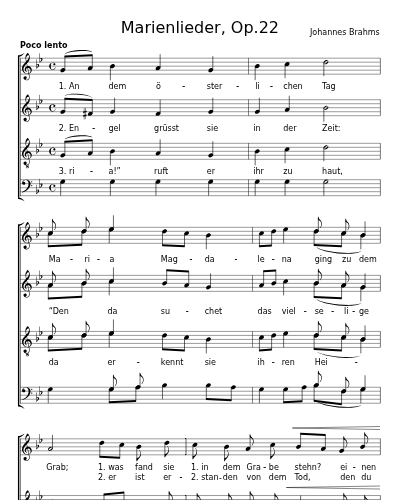 Magdalena (Marienlieder, Op.22)