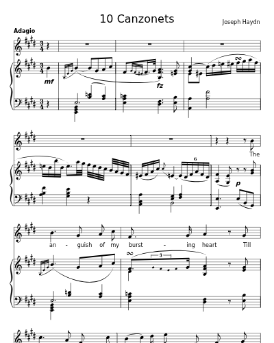 Despair, Hob.XXVIa:28 (10 Canzonets)