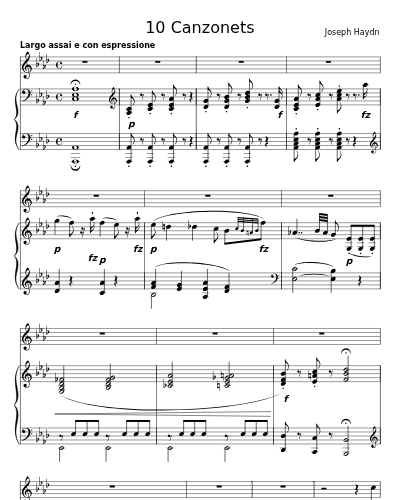 She never told her love, Hob.XXVIa:34 (10 Canzonets)