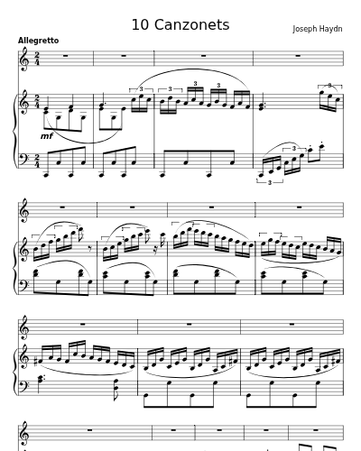 The Mermaid’s Song, Hob.XXVIa:25 (10 Canzonets)