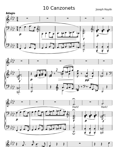 The Spirit's Song, Hob.XXVIa:41 (10 Canzonets)