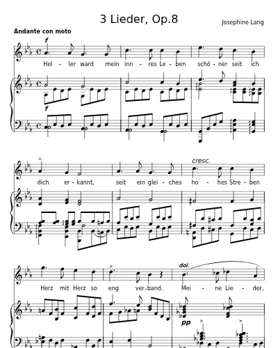 Ewige Nähe (3 Lieder, Op.8) preview