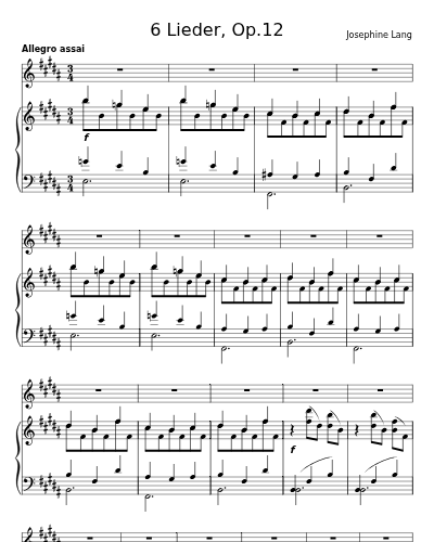 Abermals am See (6 Lieder, Op.12) preview