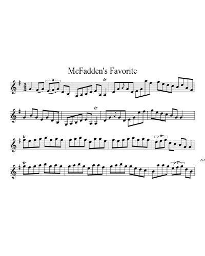 McFadden's Favorite