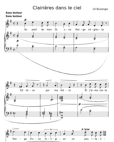 Au pied de mon lit (Clairières dans le ciel) preview