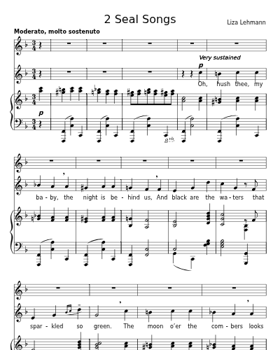 The Mother Seal’s Lullaby (2 Seal Songs)