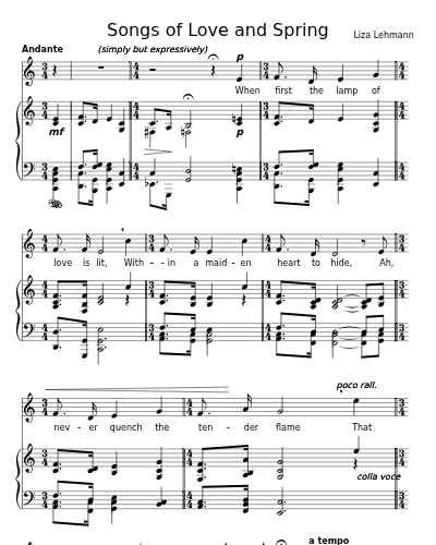 Disturb It Not (Songs of Love and Spring) preview