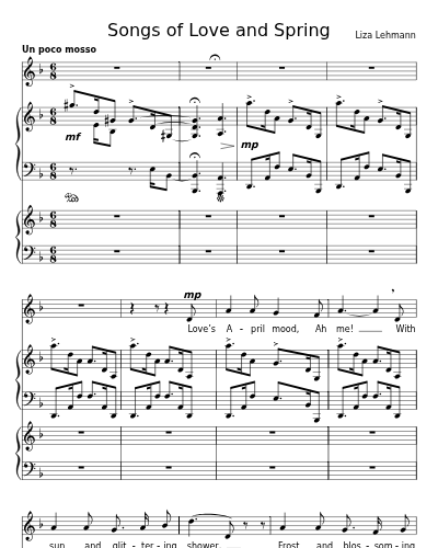 In April Mood (Songs of Love and Spring) preview