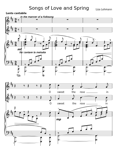 Love Enthroned (Songs of Love and Spring)