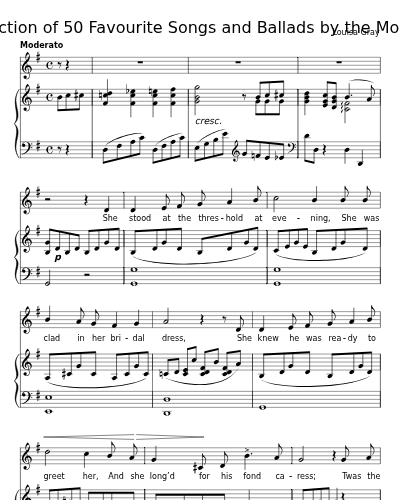 Then and now (Modern Ballads (A Selection of 50 Favourite Songs and Ballads by the Most Eminent Composers)) sheet music preview