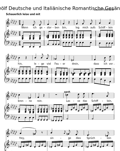 Ida (aus Ariels Offenbarungen) (Zwölf Deutsche und Italiänische Romantische Gesänge)