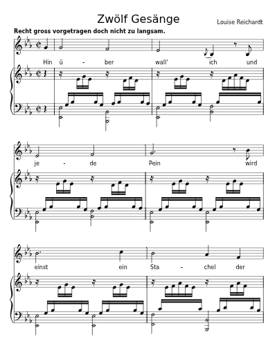 Aus Novalis Hymnen an die Nacht (Zwölf Gesänge)