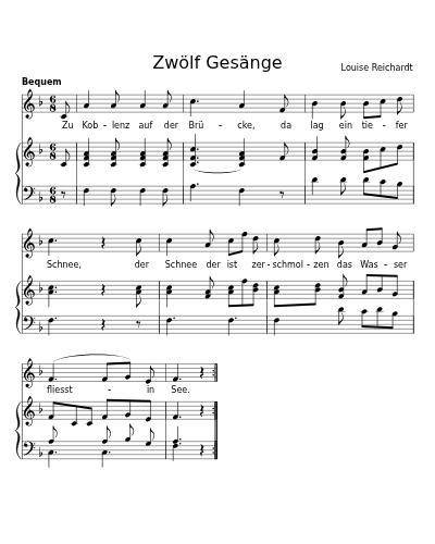 Volkslied (Zwölf Gesänge) preview