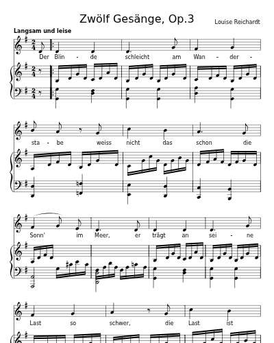 Der traurige Wanderer (Zwölf Gesänge, Op.3) preview