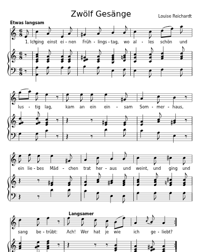 Die Wiese (Zwölf Gesänge) preview