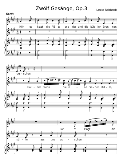 Duettino (Zwölf Gesänge, Op.3) preview