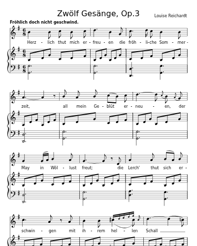Frühlingsblumen (Zwölf Gesänge, Op.3) preview