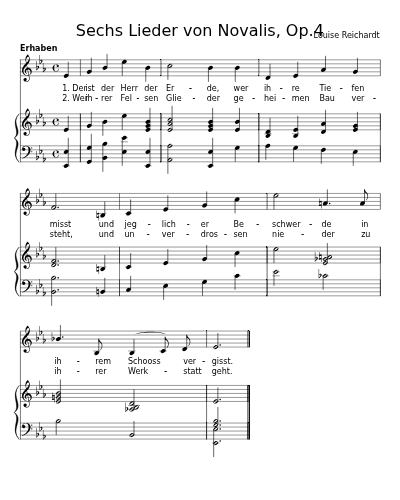 Noch ein Bergmannslied (Sechs Lieder von Novalis, Op.4) preview