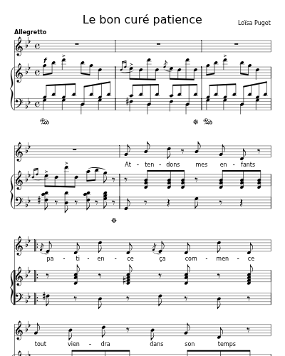Le bon curé patience preview