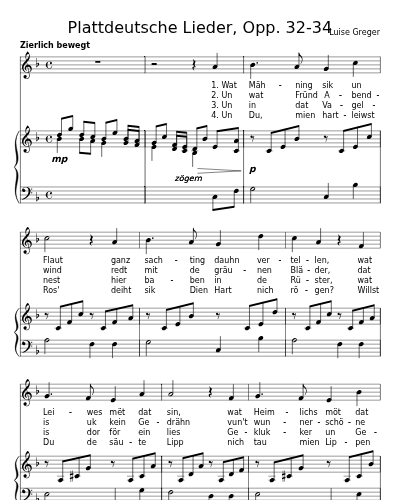 Still, keiner darw dat weiten! (Op.34) (Plattdeutsche Lieder, Opp. 32-34) preview