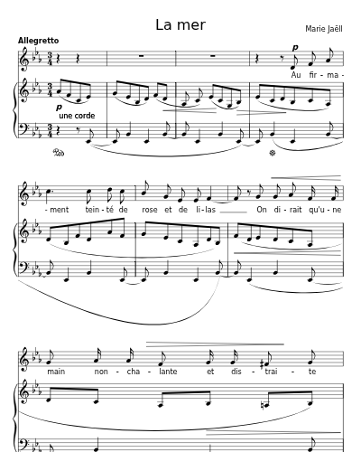 Quatre heures du matin (La mer)