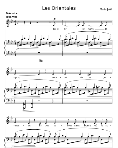 Malédiction (Les Orientales)