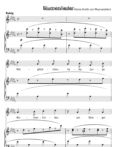 Maiglöckchen (Blumenlieder)