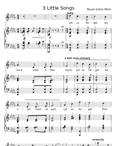 Let UsForget (3 Little Songs) preview