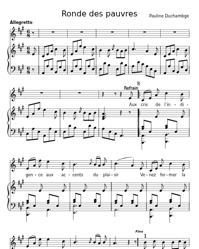 Ronde des pauvres preview