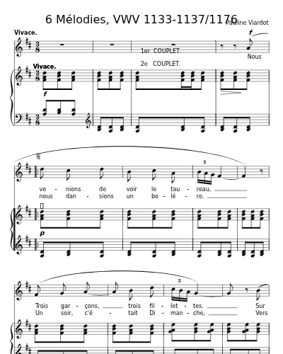 Les filles de Cadix, VWV 1135 (6 Mélodies, VWV 1133-1137/1176) preview