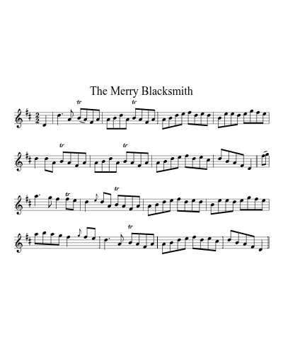The Merry Blacksmith (Version 4)