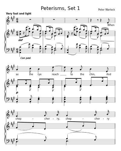 Chopcherry (Peterisms, Set 1)