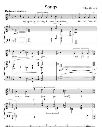 My gostly fader (Songs)