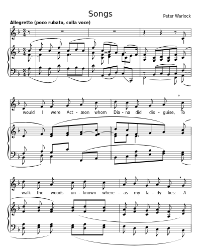 Walking the Woods (Songs)