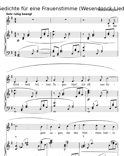 Der Engel (5 Gedichte für eine Frauenstimme (Wesendonck-Lieder)) preview