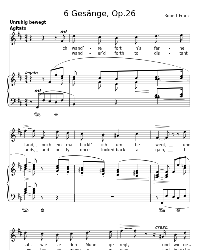 An den Wind (6 Gesänge, Op.26)