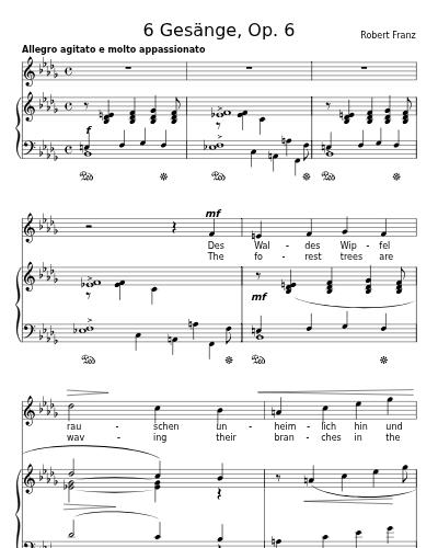 Die Liebe hat gelogen! (6 Gesänge, Op. 6)