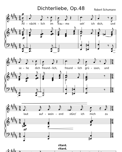 Allnächtlich im Traume (Dichterliebe, Op.48)