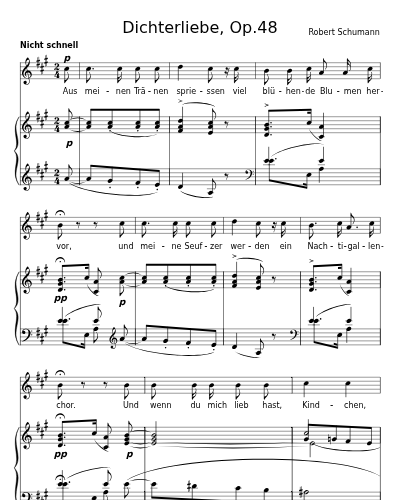 Aus meinen Tränen spriessen (Dichterliebe, Op.48)