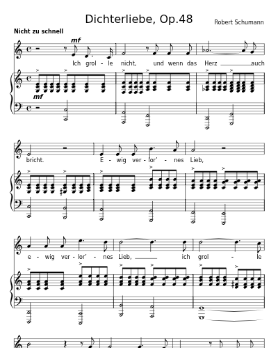 Ich grolle nicht (Dichterliebe, Op.48)