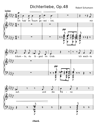Ich hab' im Traum geweinet (Dichterliebe, Op.48)