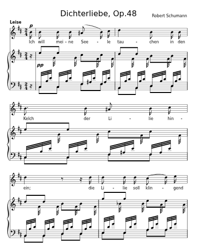 Ich will meine Seele tauchen (Dichterliebe, Op.48)
