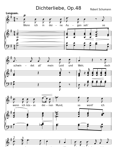 Wenn ich in deine Augen seh' (Dichterliebe, Op.48)
