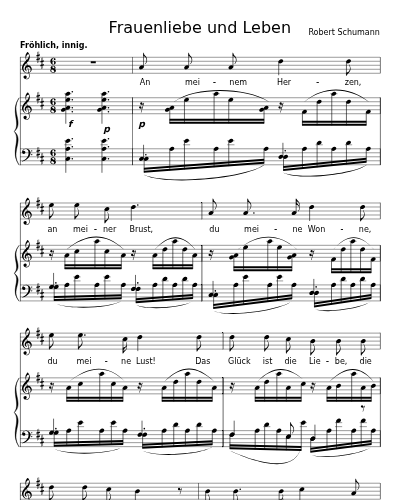 An meinem Herzen, an meiner Brust (Frauenliebe und Leben) preview