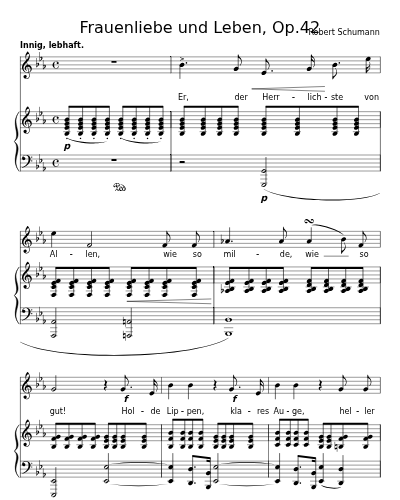 Er, der Herrlichste von allen (Frauenliebe und Leben, Op.42)