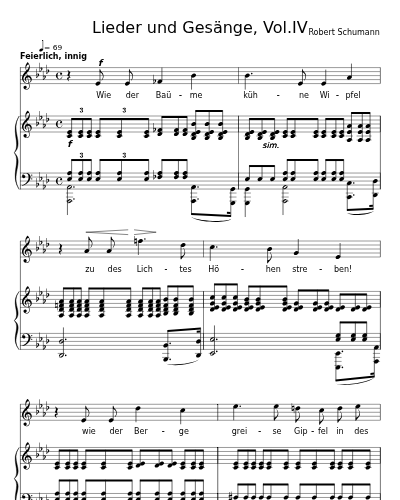 Himmel und Erde (Lieder und Gesänge, Vol.IV)