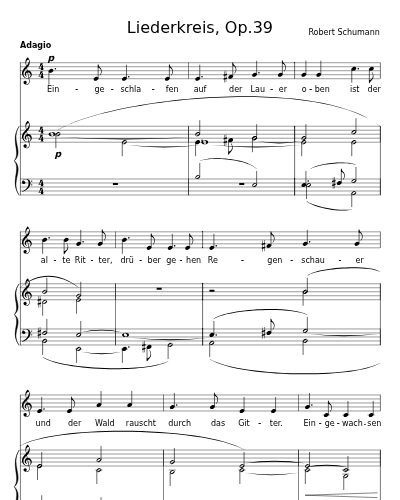 Auf einer Burg (Liederkreis, Op.39) preview