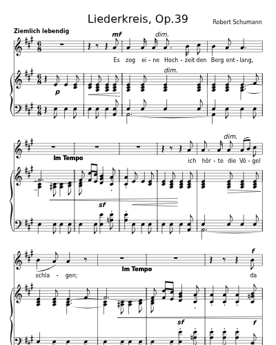 Im Walde (Liederkreis, Op.39)