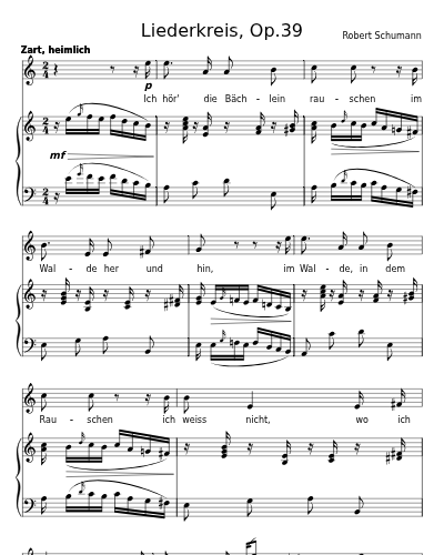 In der Fremde (II) (Liederkreis, Op.39)