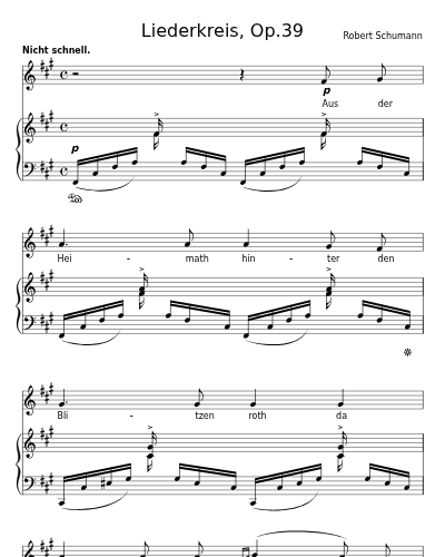 In der Fremde (Liederkreis, Op.39)